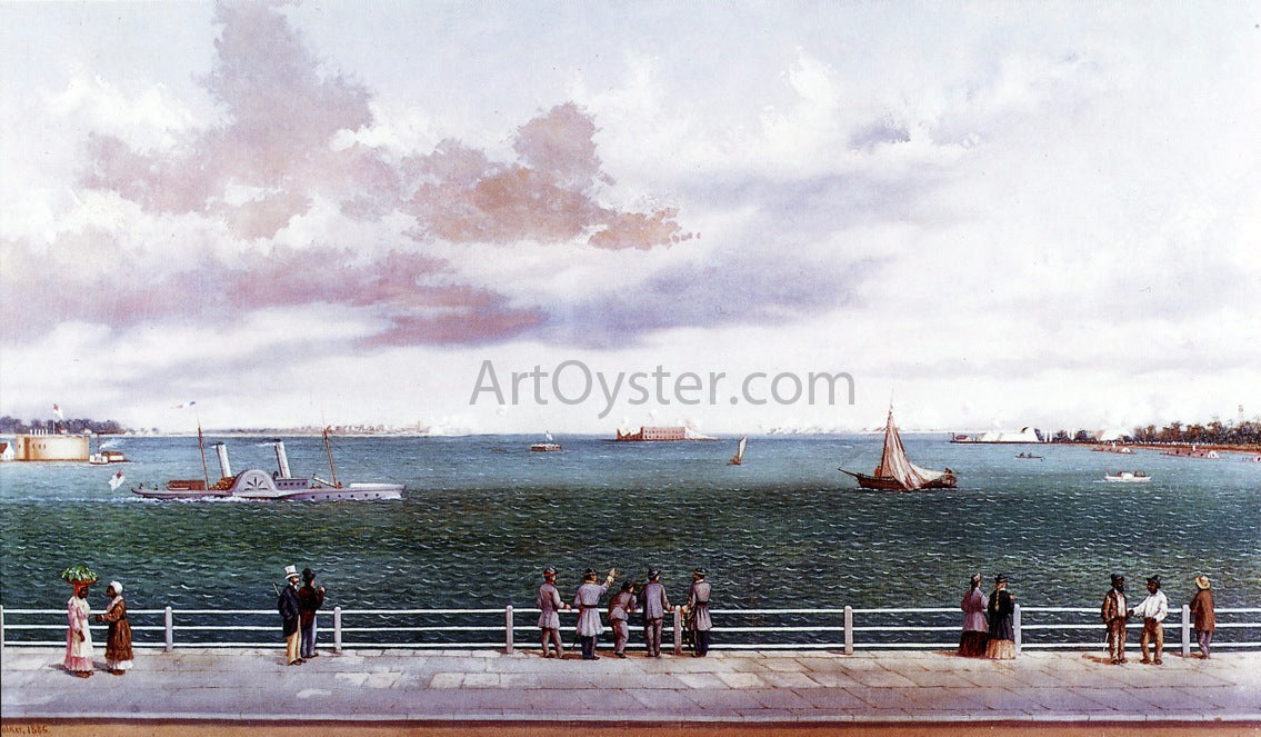 William Aiken Walker Bombardment of Fort Sumter, Charleston Harbor, Charleston,