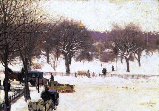  Edward E Simmons Boston Public Garden - Canvas Print