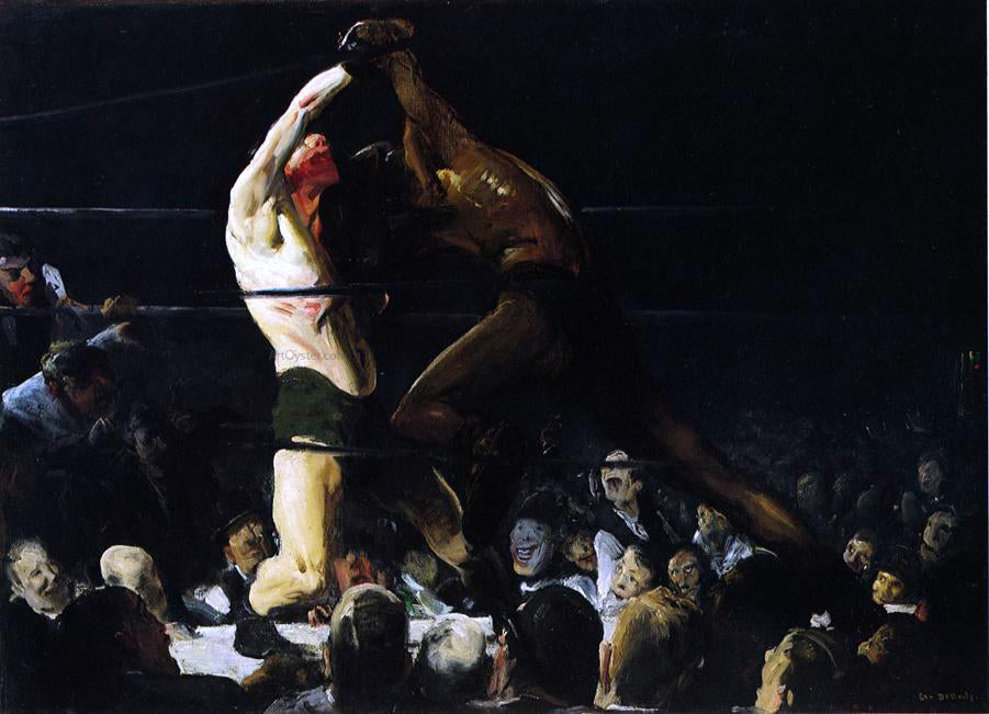  George Wesley Bellows Both Members of This Club - Canvas Print