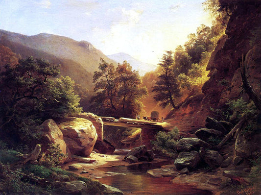  Paul Weber Boulder Crossing, Pennsylvania - Canvas Print