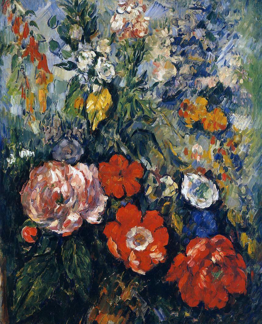  Paul Cezanne Bouquet of Flowers - Canvas Print