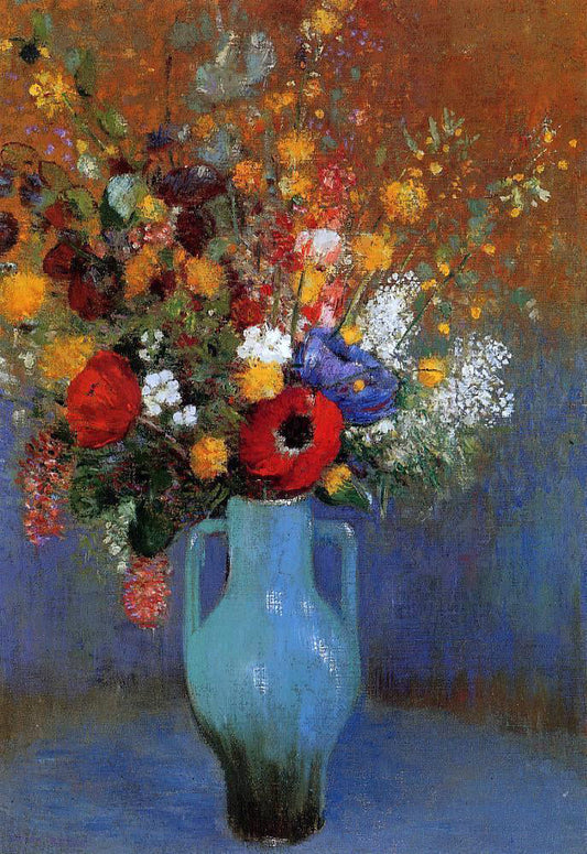  Odilon Redon Bouquet of Wild Flowers - Canvas Print