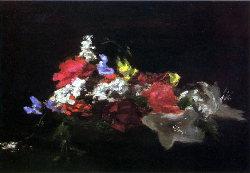  John La Farge Bowl of Flowers, Study of Light - Canvas Print