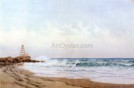 Frederic Schiller Cozzens Breakwater at Low Tide - Canvas Print