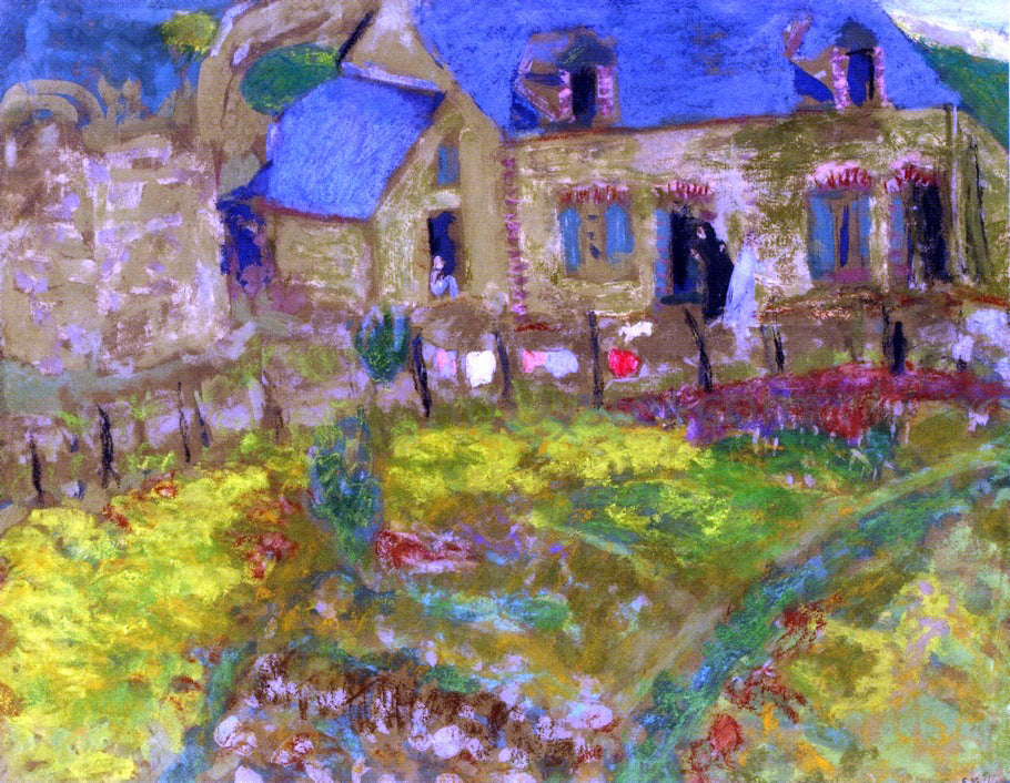  Edouard Vuillard Breton House - Canvas Print