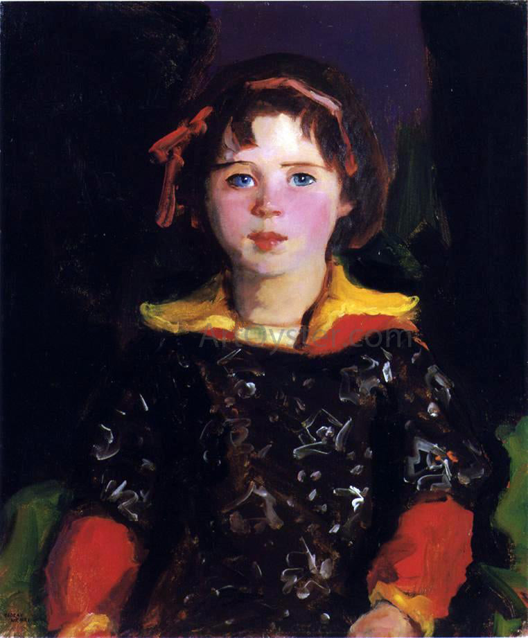  Robert Henri Bridgie (also known as Girl with Chinese Dress) - Canvas Print
