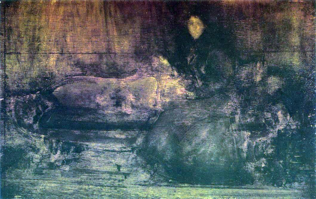  James McNeill Whistler Brown and Gold: Portrait of Lady Eden - Canvas Print