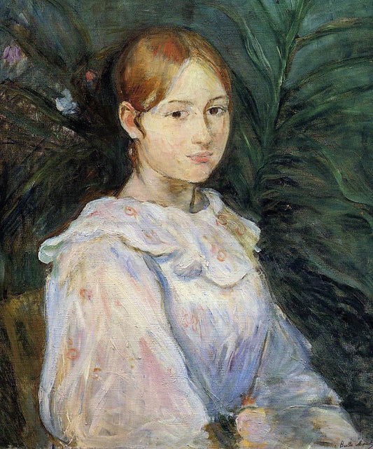  Berthe Morisot Bust of Alice Gamby - Canvas Print