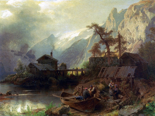  Herman Herzog By the Banks - Canvas Print
