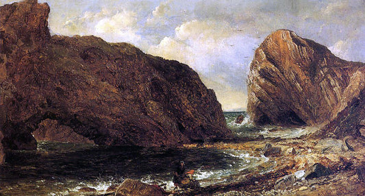  Jasper Francis Cropsey By the Sea, Lulworth - Canvas Print