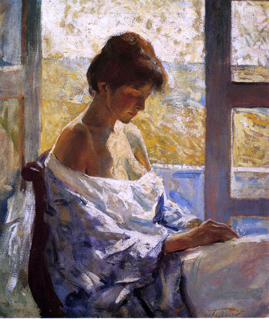  Charles Webster Hawthorne By the Window - Canvas Print