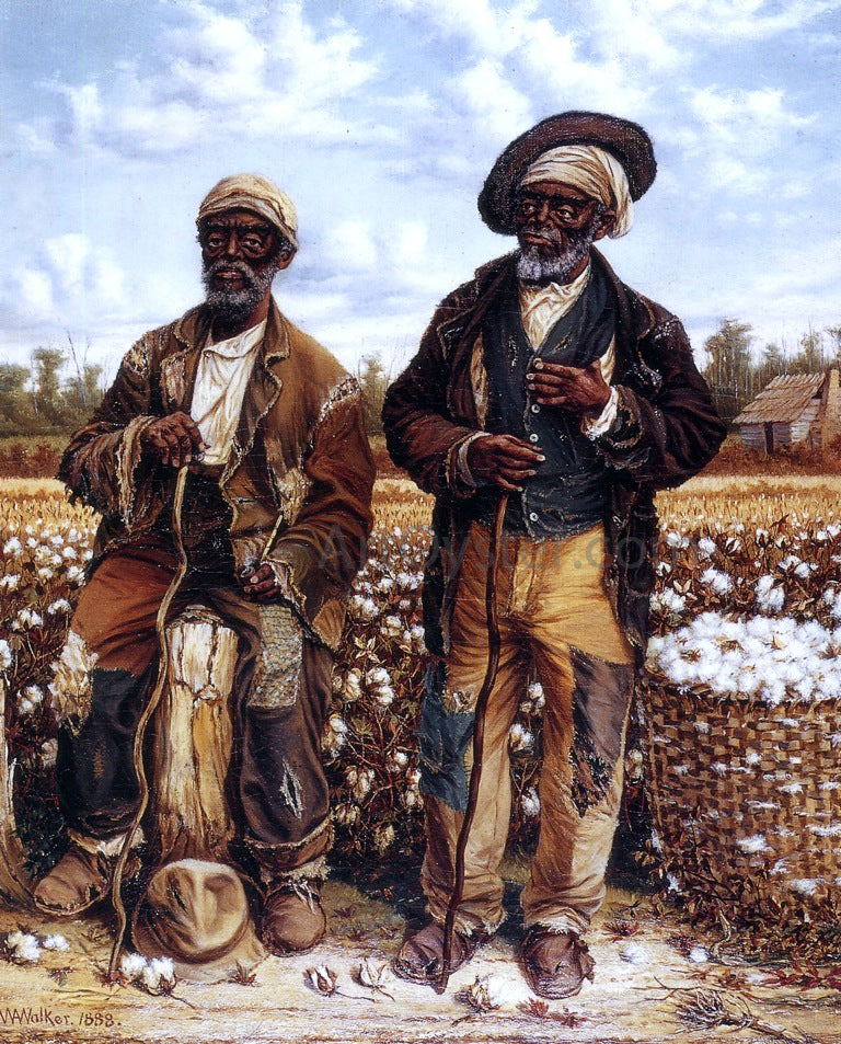  William Aiken Walker Calhoun's Slaves - Canvas Print