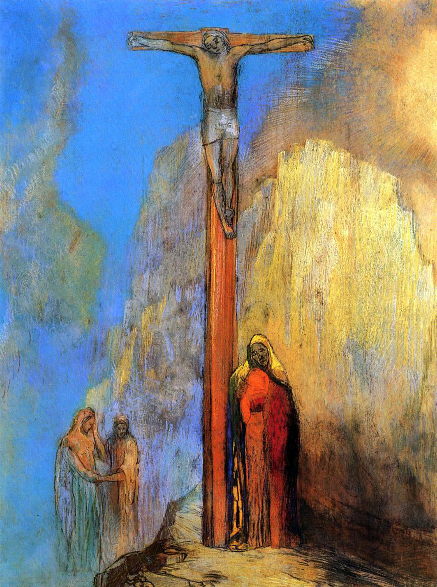  Odilon Redon Calvary - Canvas Print