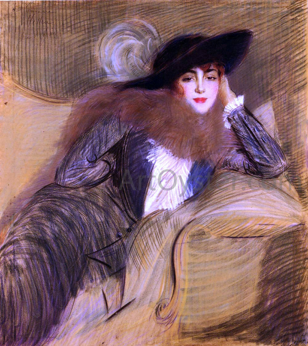  Paul Cesar Helleu Camara - Canvas Print