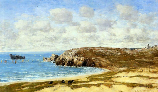  Eugene-Louis Boudin Camaret, Le Toulinguet - Canvas Print