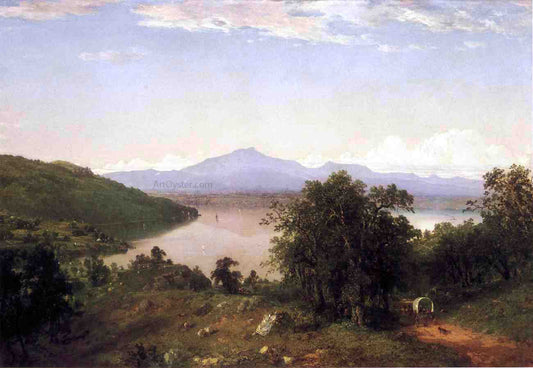  John Frederick Kensett Camels Hump from the Western Shore of Lake Champlain - Canvas Print