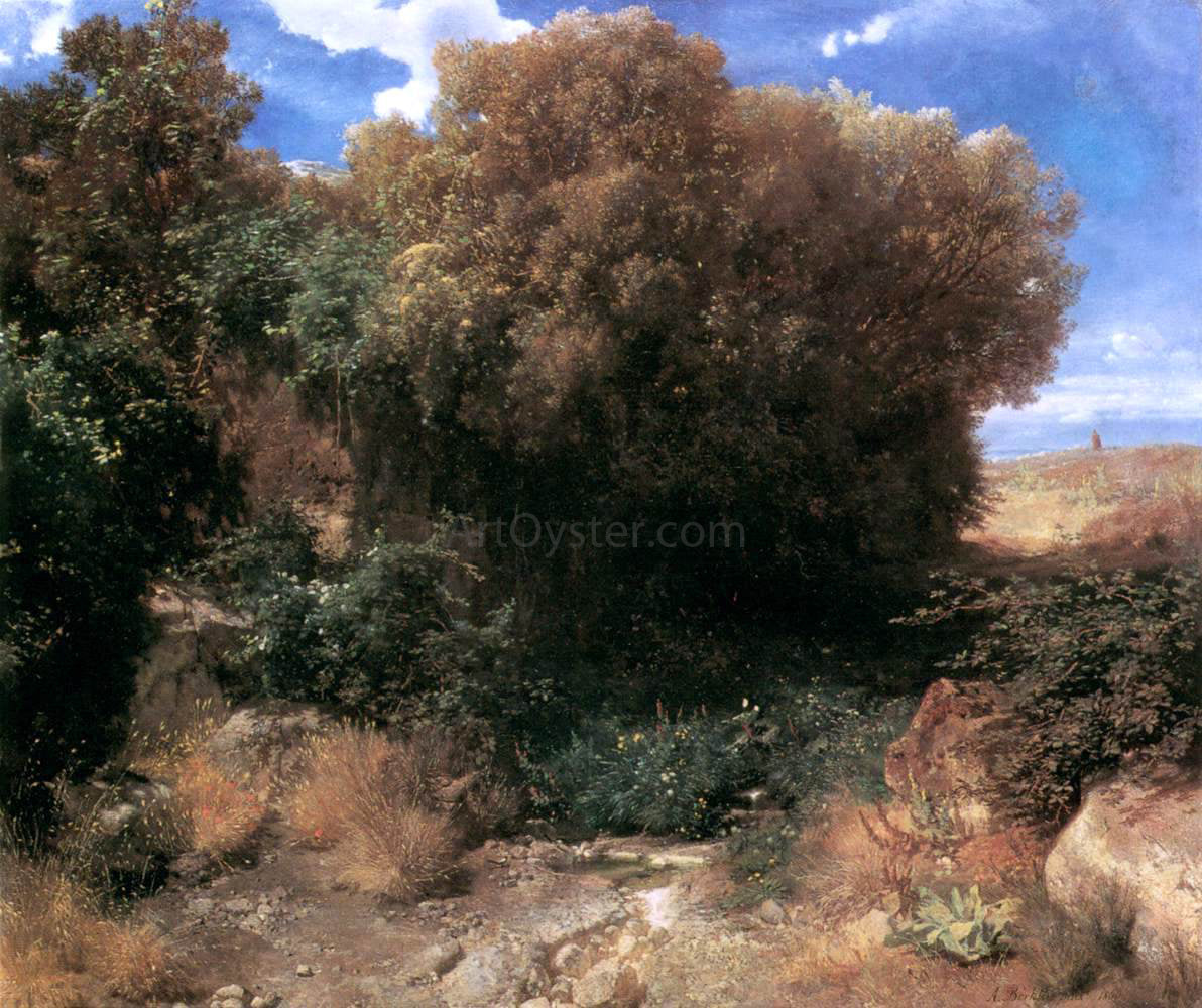  Arnold Bocklin Campagna Landscape - Canvas Print