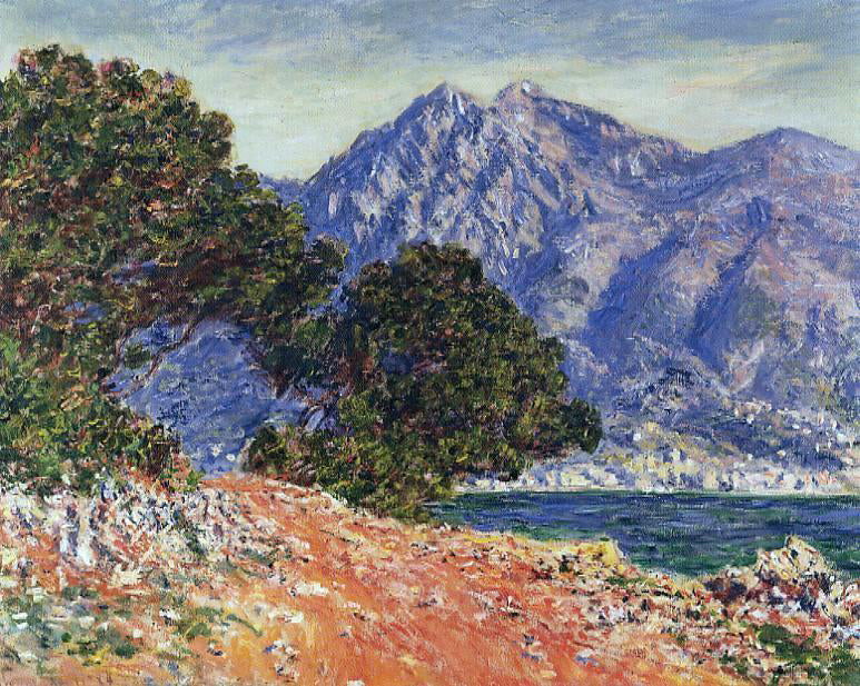  Claude Oscar Monet Cap Martin - Canvas Print