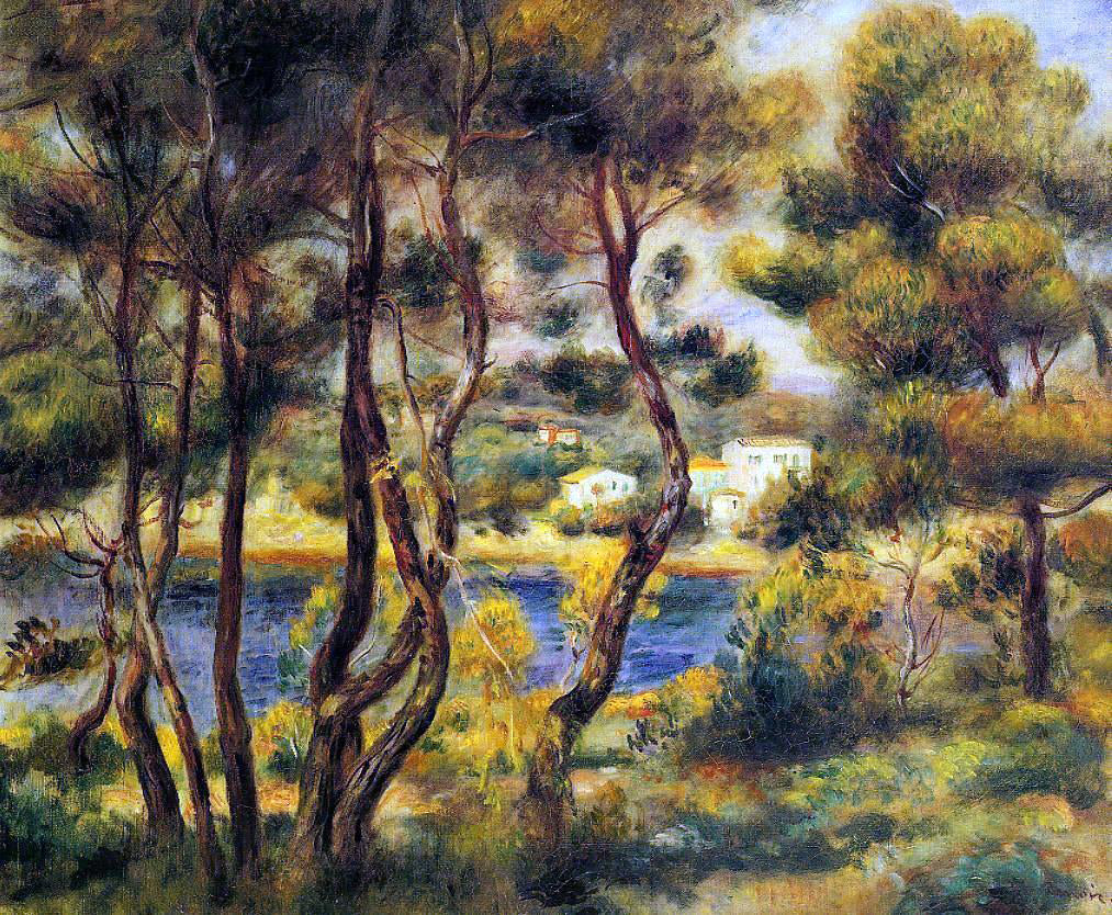  Pierre Auguste Renoir Cape Saint-Jean - Canvas Print