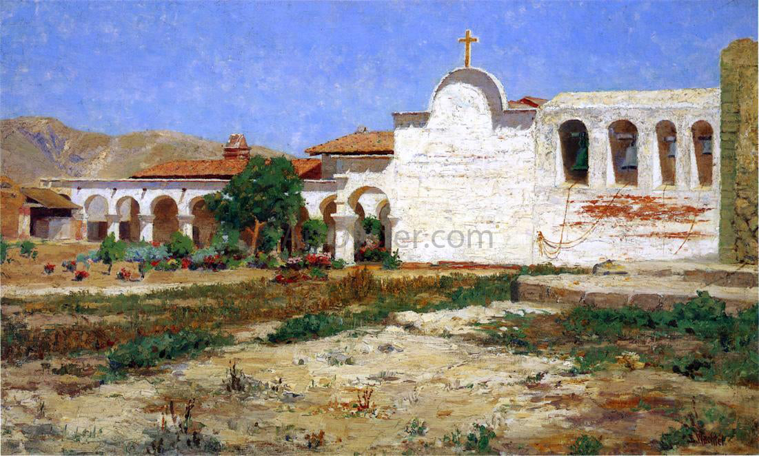  Elmer Wachtel Capistrano Mission - Canvas Print