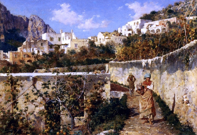  Augusto Lovatti Capri - Canvas Print