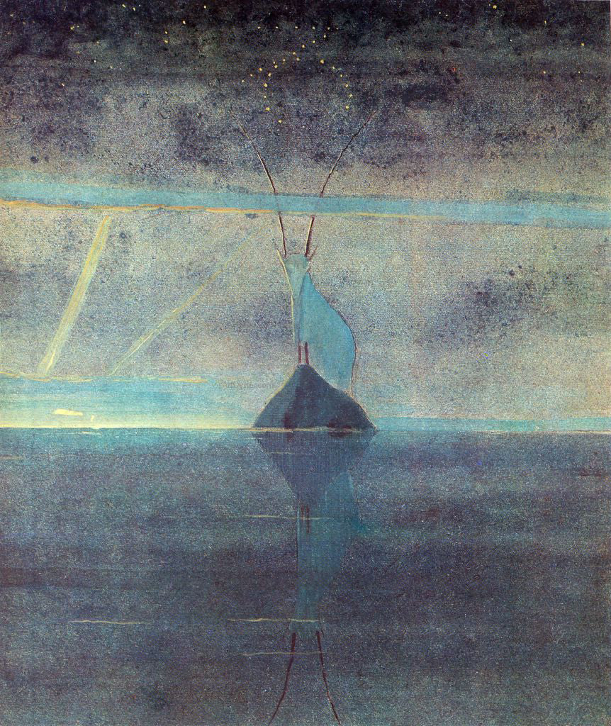  Mikalojus Ciurlionis Capricon - Canvas Print