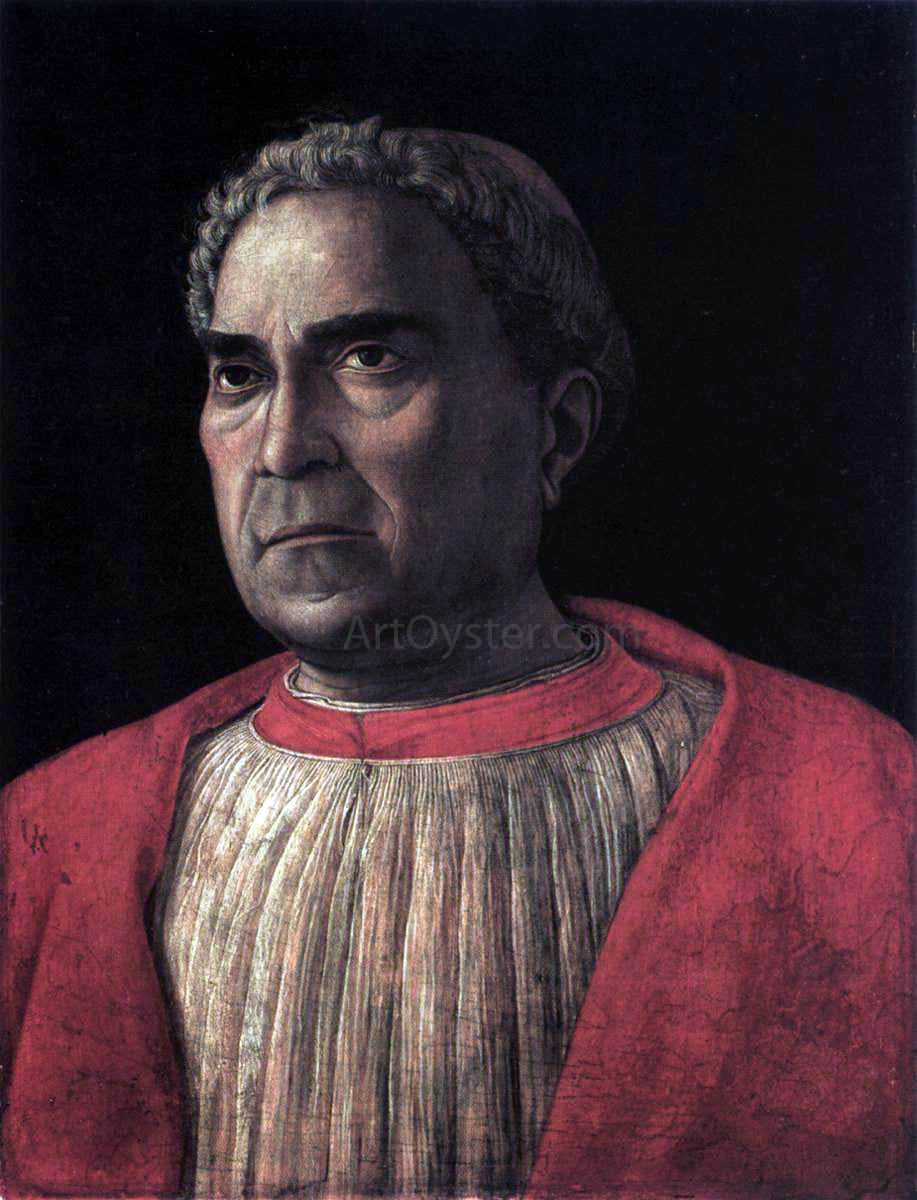  Andrea Mantegna Cardinal Lodovico Trevisan - Canvas Print