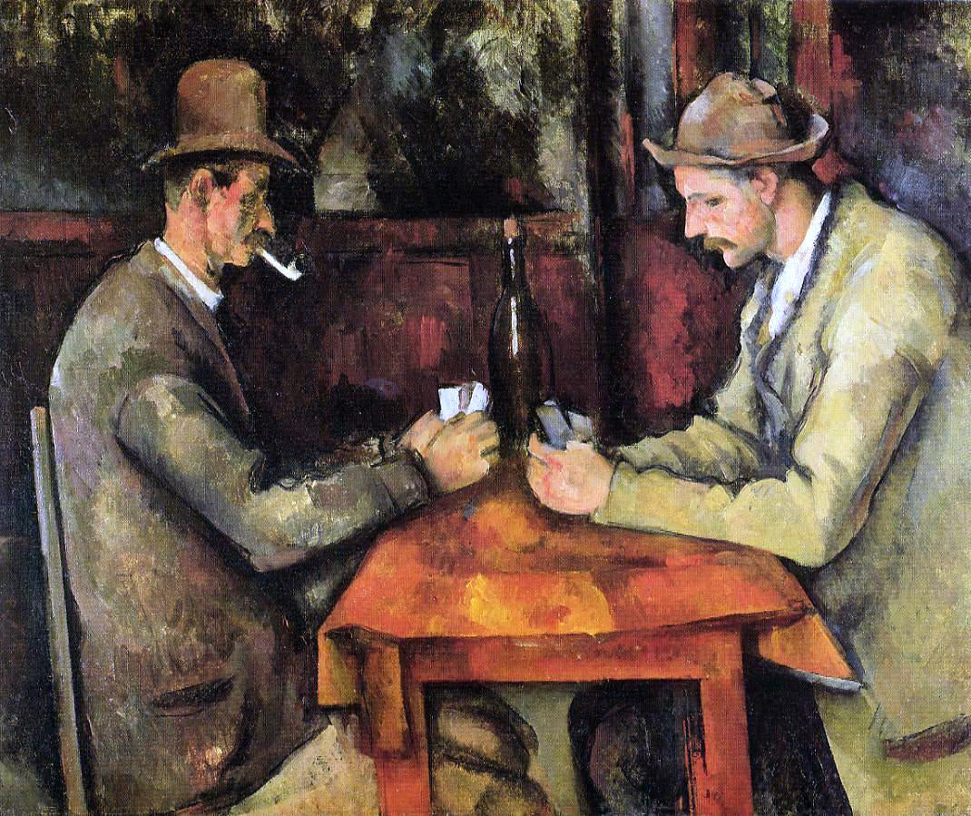  Paul Cezanne Cardplayers - Canvas Print