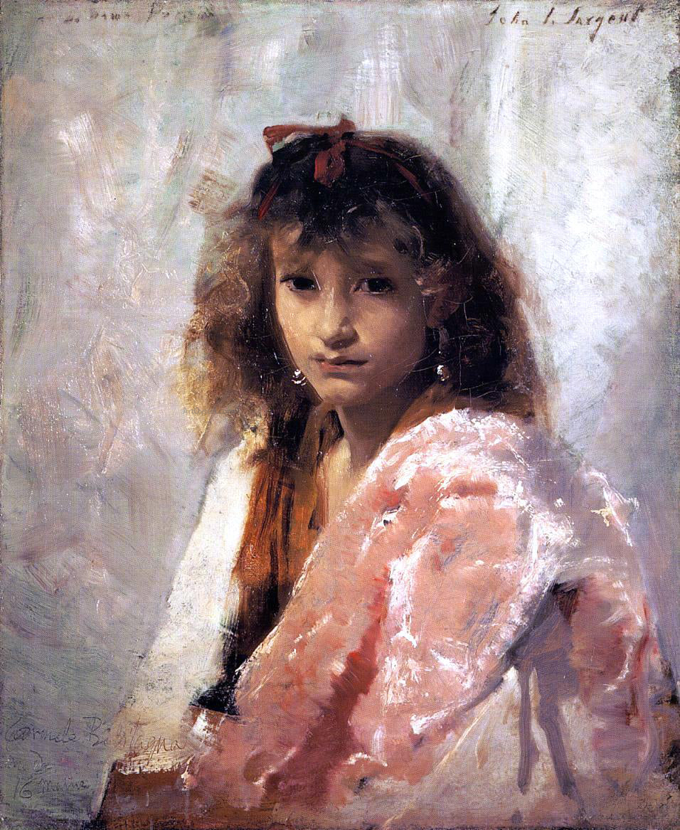  John Singer Sargent Carmela Bertagna - Canvas Print