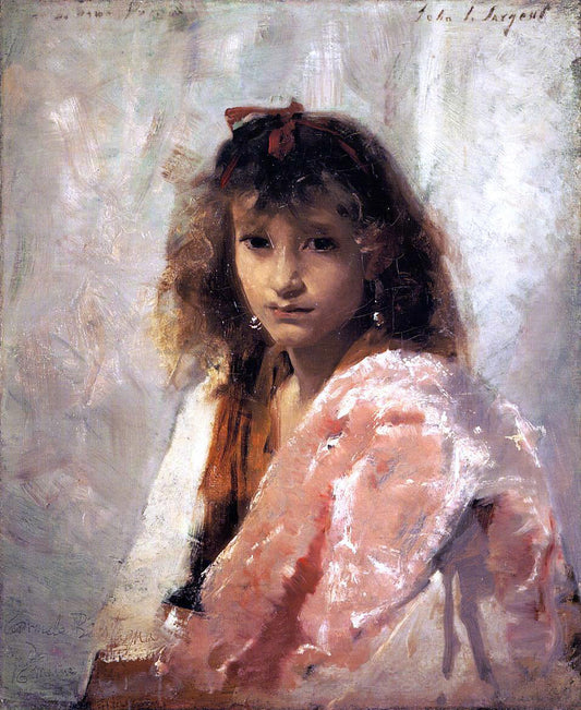  John Singer Sargent Carmela Bertagna - Canvas Print