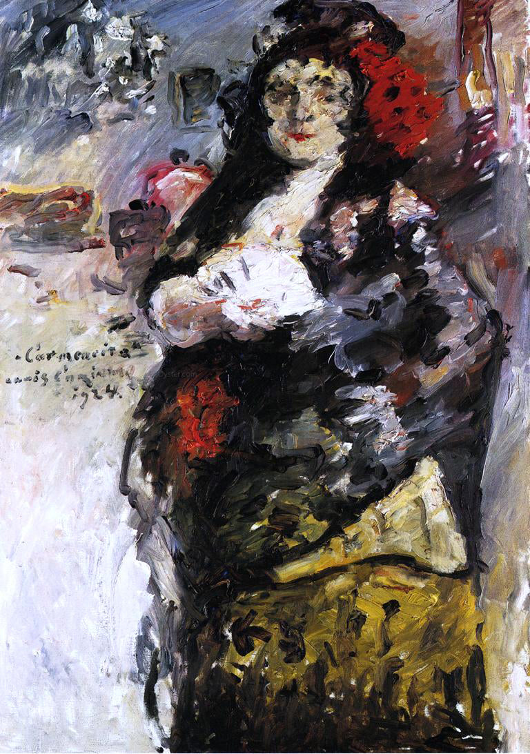  Lovis Corinth Carmencita - Canvas Print