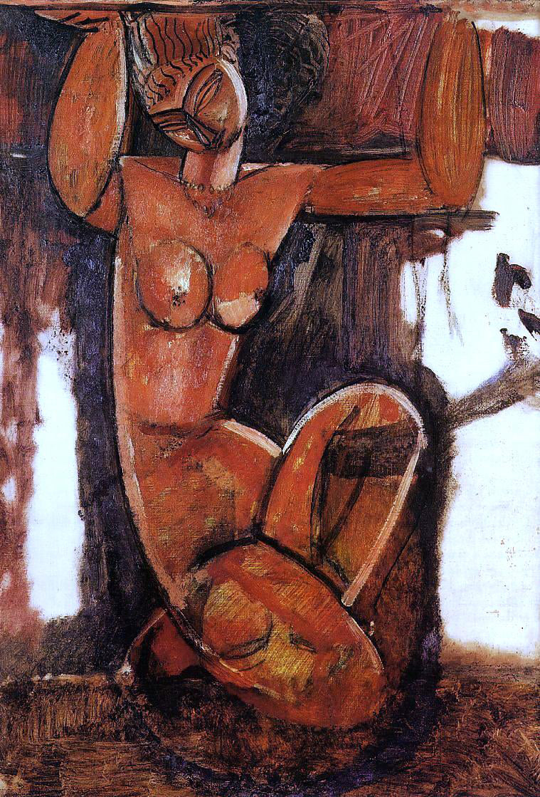  Amedeo Modigliani Caryatid - Canvas Print