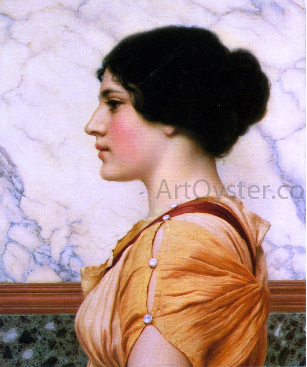  John William Godward Cassotis - Canvas Print