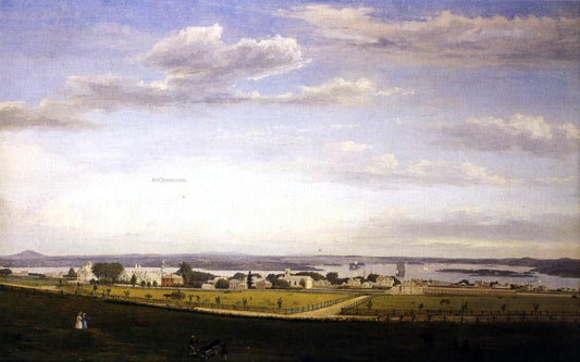  Fitz Hugh Lane Castine from Fort George - Canvas Print