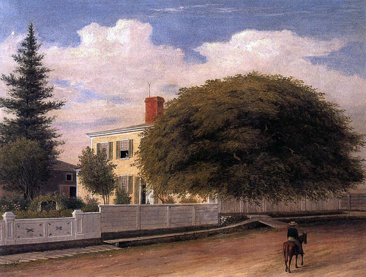  Fitz Hugh Lane Castine Homestead - Canvas Print