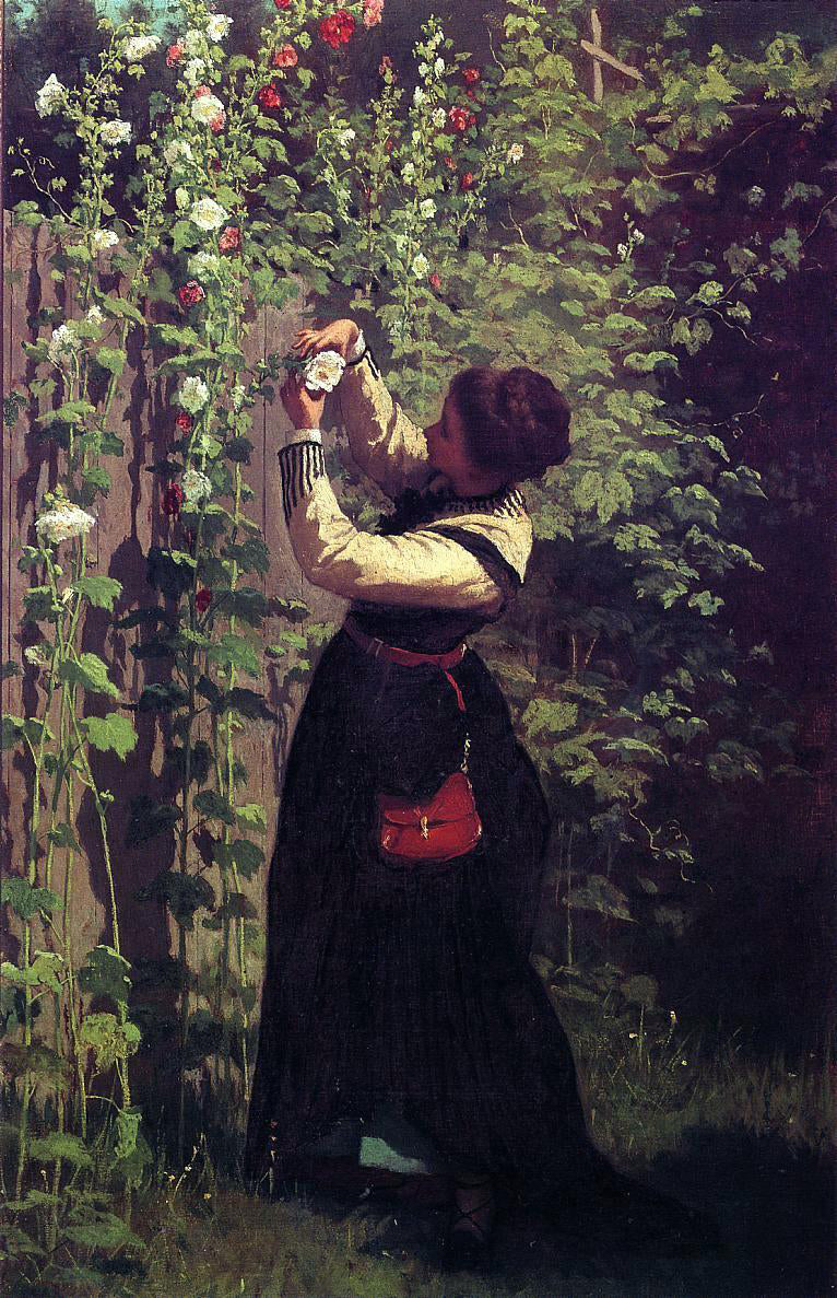  Eastman Johnson Catching the Bee - Canvas Print