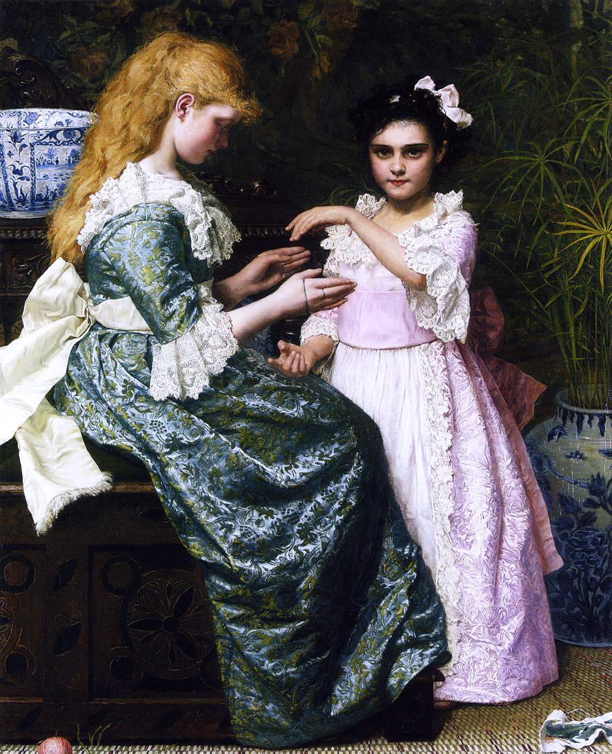  Maria Matilda Brooks Cat's Cradle - Canvas Print