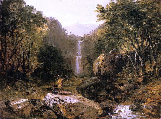  John Frederick Kensett Catskill Mountain Scenery - Canvas Print