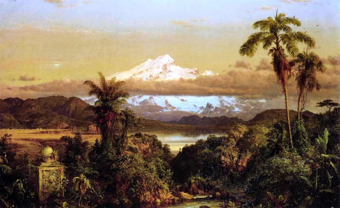  Frederic Edwin Church Cayambe - Canvas Print