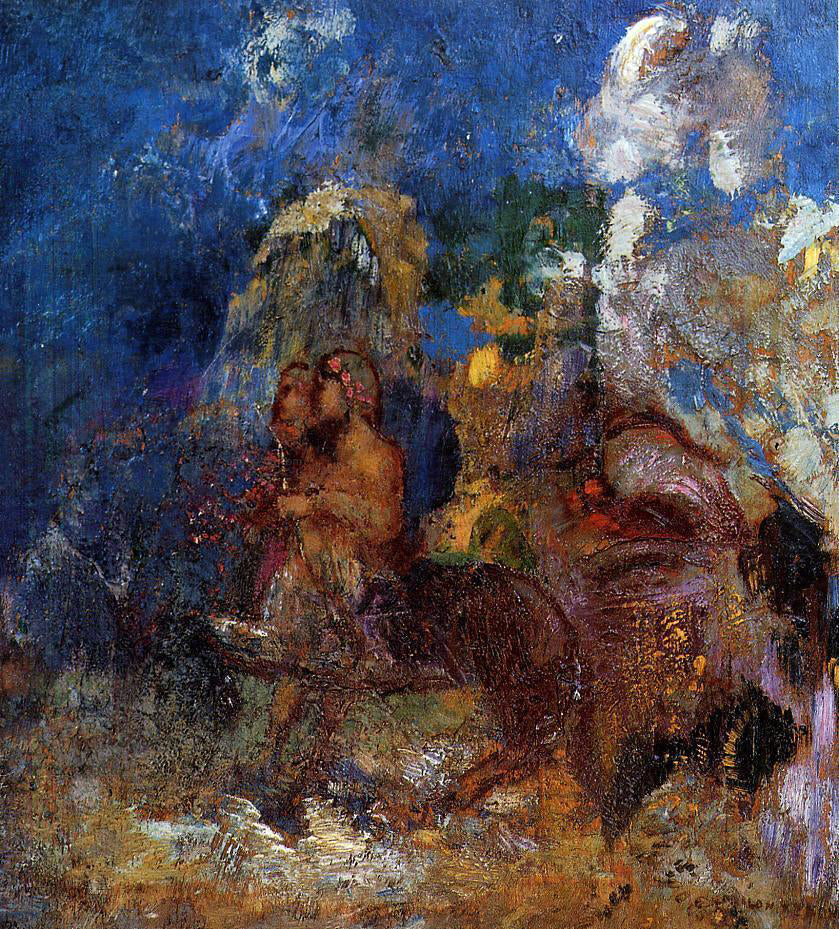  Odilon Redon Centaurs - Canvas Print