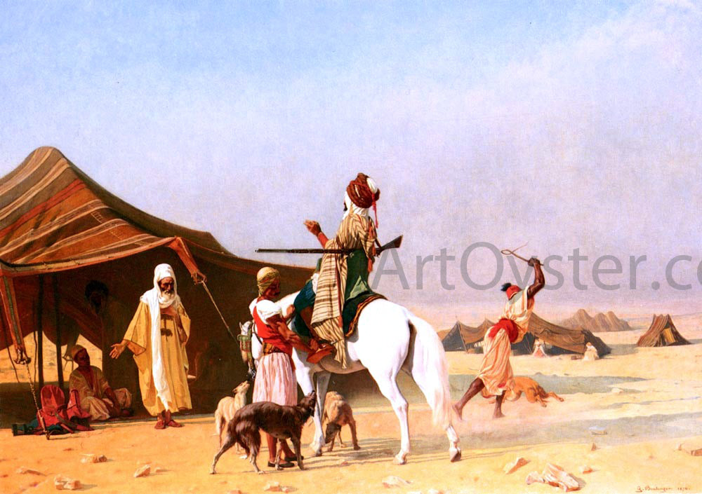  Gustave Rodolphe Boulanger C'est Un Emir - Canvas Print