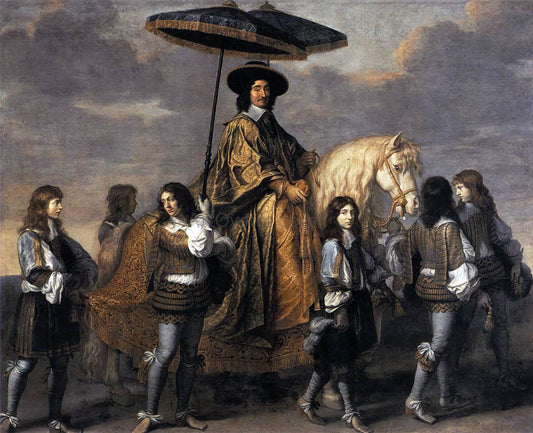  Charles Le Brun Chancellor Seguier at the Entry of Louis XIV into Paris - Canvas Print