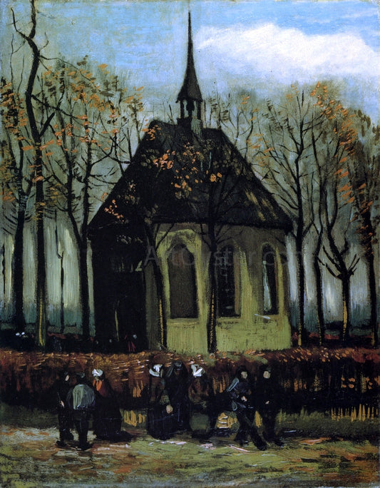  Vincent Van Gogh Chapel at Nuenen - Canvas Print