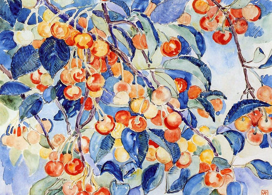  Theo Van Rysselberghe Cherries - Canvas Print