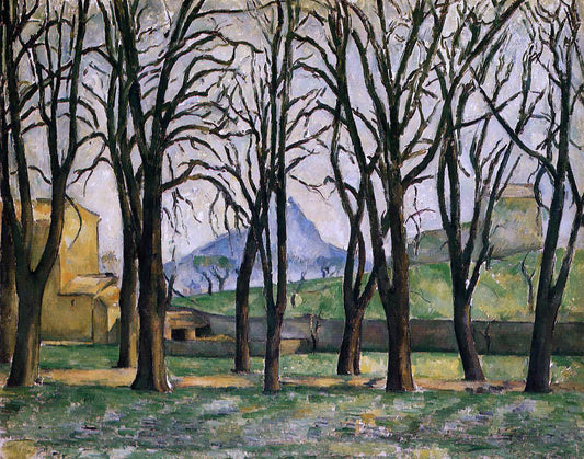  Paul Cezanne Chestnut Trees at the Jas de Bouffan - Canvas Print