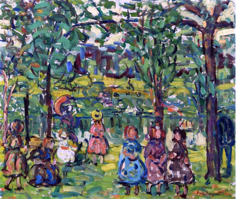  Maurice Prendergast Children in the Park - Canvas Print