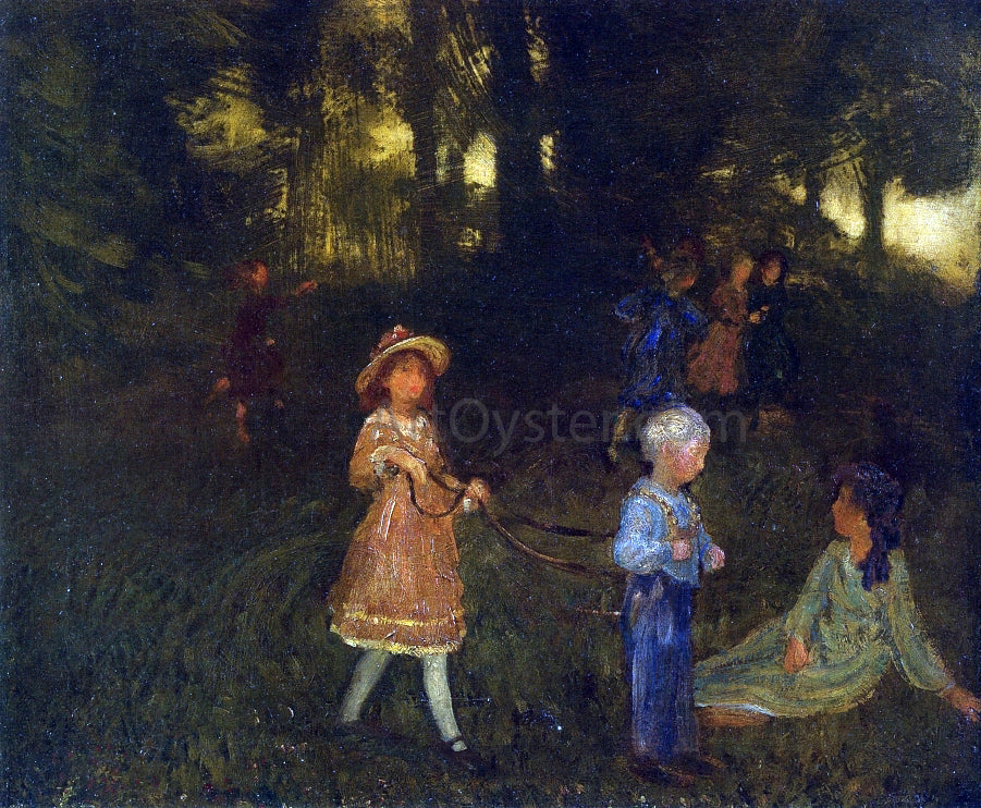  Arthur B Davies Children Playing - Canvas Print