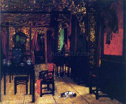  Henry Alexander Chinese Interior (also known as Chinese Restaurant) - Canvas Print