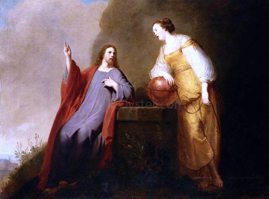  Pieter De Grebber Christ and the Woman of Samaria - Canvas Print