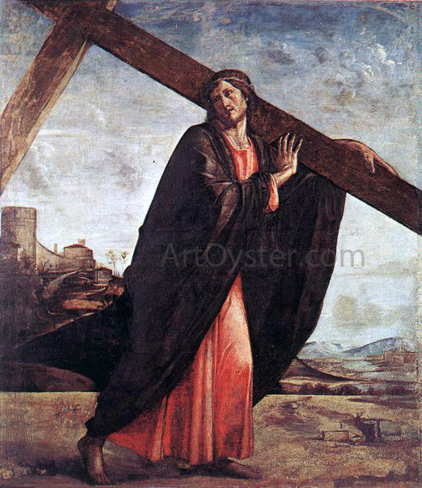  Alvise Vivarini Christ Carrying the Cross - Canvas Print